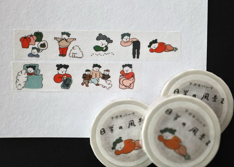 マスキングテープ「日常の風景2」 | nagakiperm ONLINE STORE