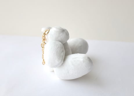 手乗りムクミぬいホルダー「鎮座」