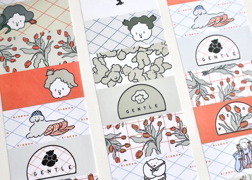 ロールふせんプチ「TULIP」 | nagakiperm ONLINE STORE