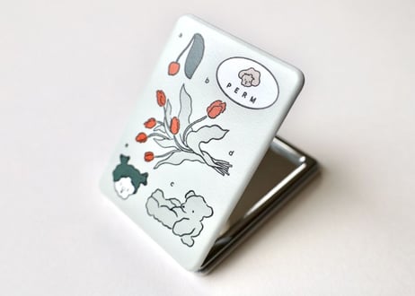 頑丈なコンパクトミラー