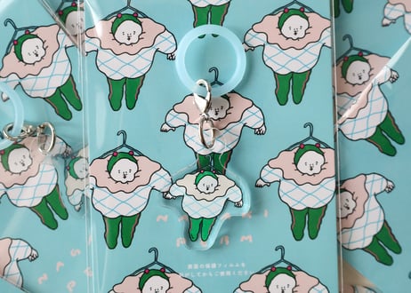【限定生産】小さいチャーム「ハンガーに吊られる人」