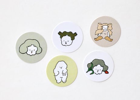 先生が貼ってくれるシール（オータムカラー）
