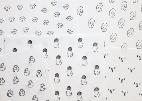 はんこ「無垢河原浮腫（むくがわらむくみ）」