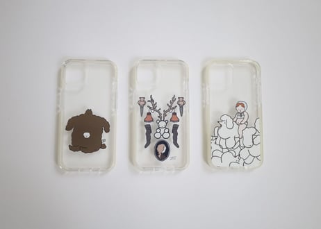 〈受注生産〉ハイブリットスマホケース／着ぐるみが重くて立てない子