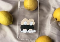 〈受注生産〉TPU素材スマホケース／平安時代前髪ツインズ
