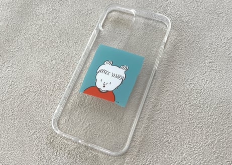 〈受注生産〉TPU素材スマホケース／ブサイク証明写真