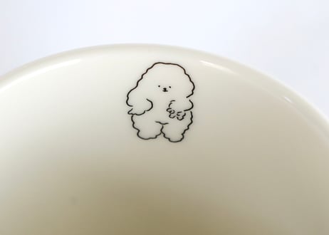 結構大きめマグ「ギャルピする犬」