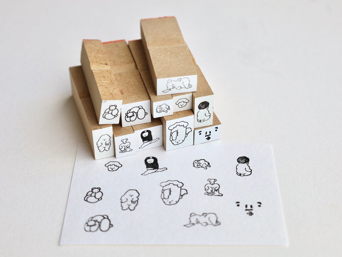 はんこ「ナガキパーマ顔面2024」 | nagakiperm ONLINE STORE