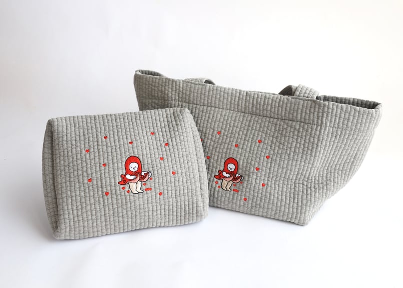 ヌビポーチ「愛を集めるたこさんウインナー」 | nagakiperm ONLINE STORE