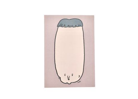 メモセット「おでこの広い男」