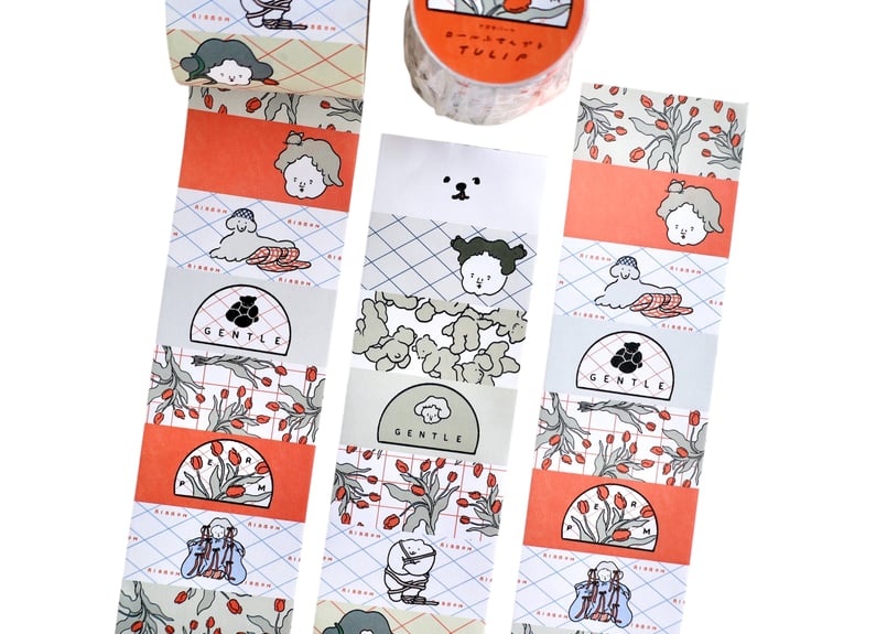 ロールふせんプチ「TULIP」 | nagakiperm ONLINE STORE