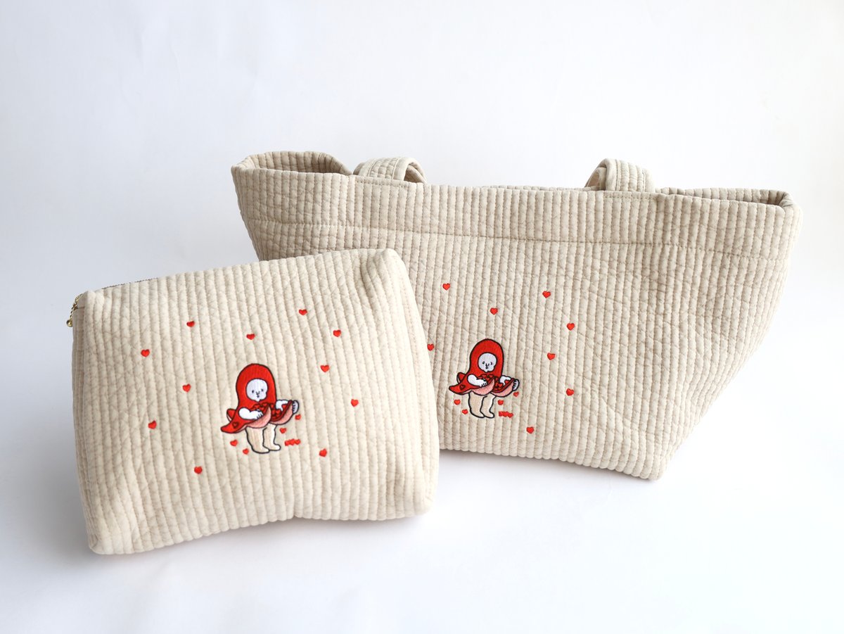 ヌビポーチ「愛を集めるたこさんウインナー」 | nagakiperm ONLINE STORE