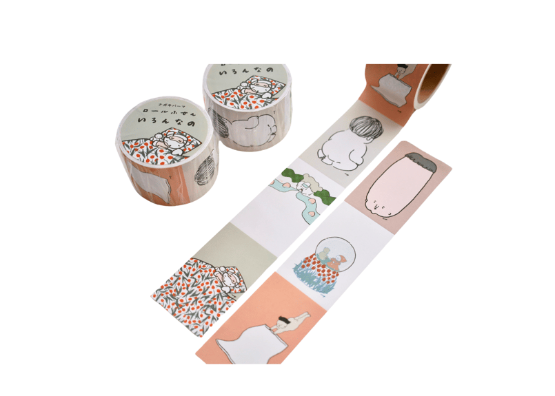 ロールふせん「いろんなの」 | nagakiperm ONLINE STORE