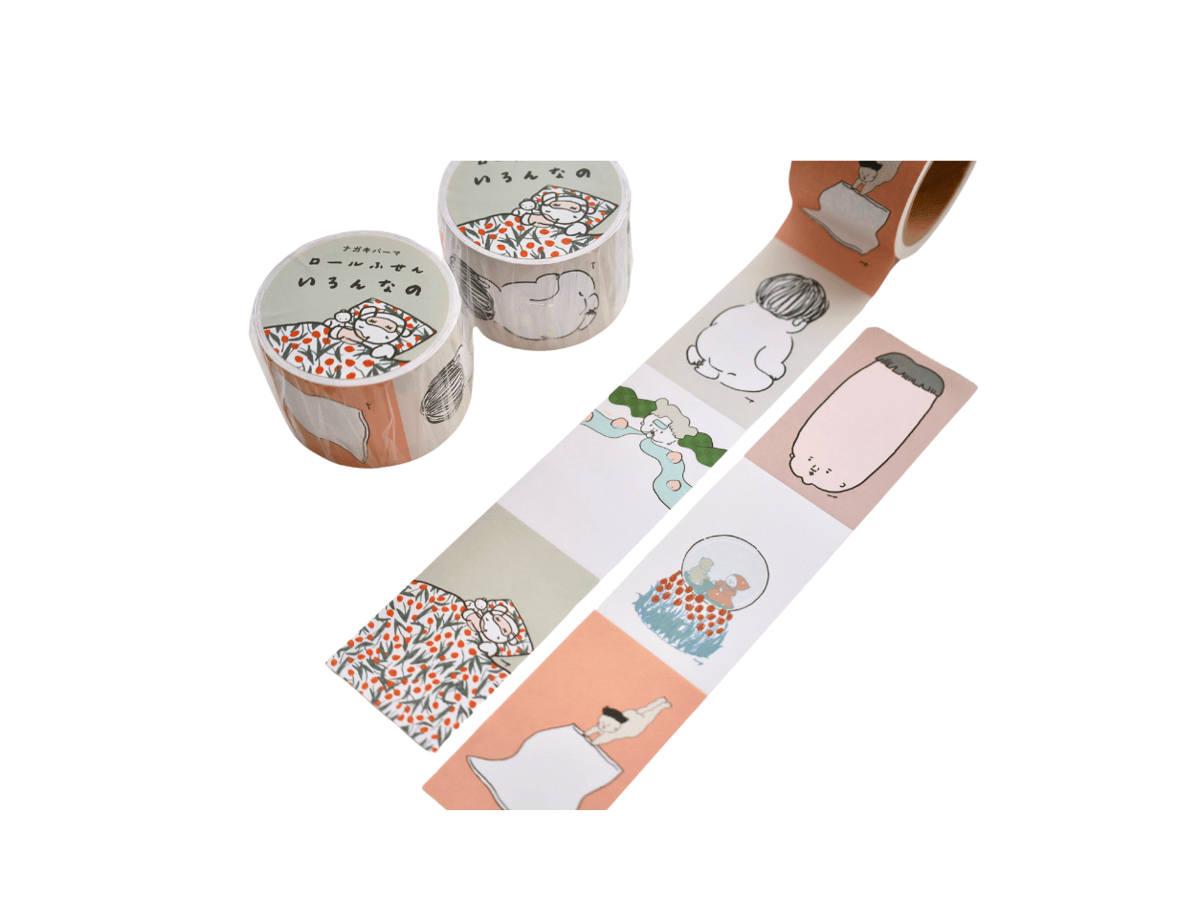 ののん様 ロールシール メモ帳 plusnao（プラスナオ） 付箋 ふせん 1ロール シール 文房具 メモ 100枚