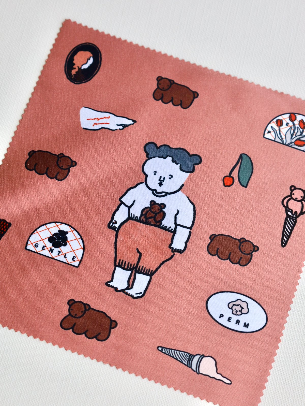 マルチクリーナークロス「くまづくし」 | nagakiperm ONLINE STORE