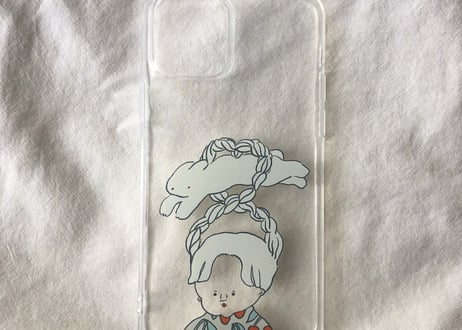 〈受注生産〉TPU素材スマホケース／みつあみの仲