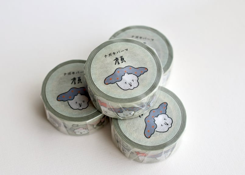 マスキングテープ「顔」 | nagakiperm ONLINE STORE