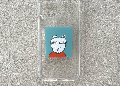 〈受注生産〉TPU素材スマホケース／ブサイク証明写真