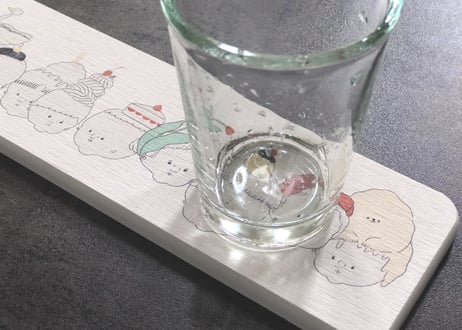 〈受注生産〉珪藻土トレイ　甘党の集い