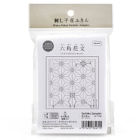 オリムパス　刺し子花ふきん白