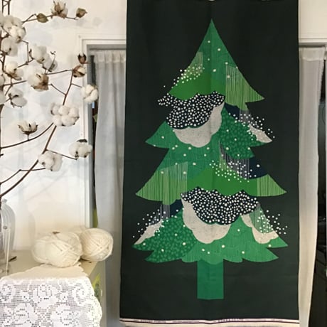 echino christmas tree パネル生地