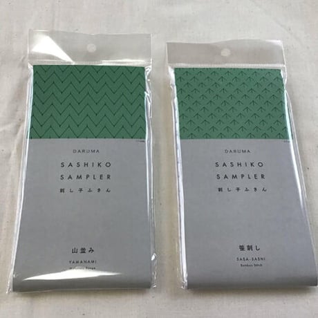 DARUMA　刺し子ふきん　一目刺し