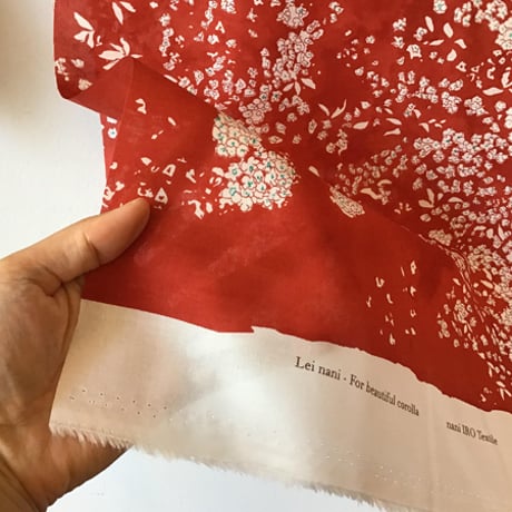 nani IRO  Lei nani  red オーガニックローン
