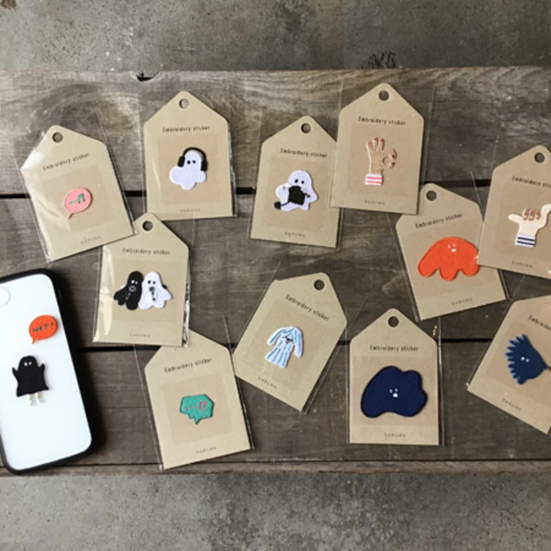 DARUMA 刺繍ステッカー new | faboomaestore おおまえ布店の DARUMA 刺繍ステッカー new | faboomaestore おおまえ布店の