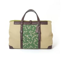 スクエアリュック特大 国産鹿革×市松 | 渡邊鞄 オンラインショップ