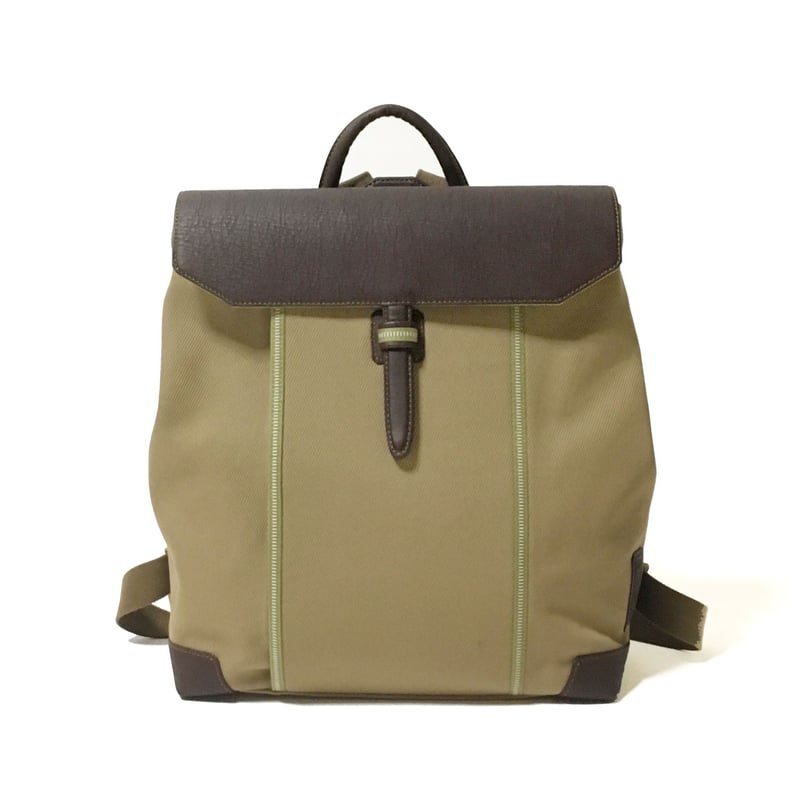 スクエアリュック特大 国産鹿革×市松 | 渡邊鞄 オンラインショップ