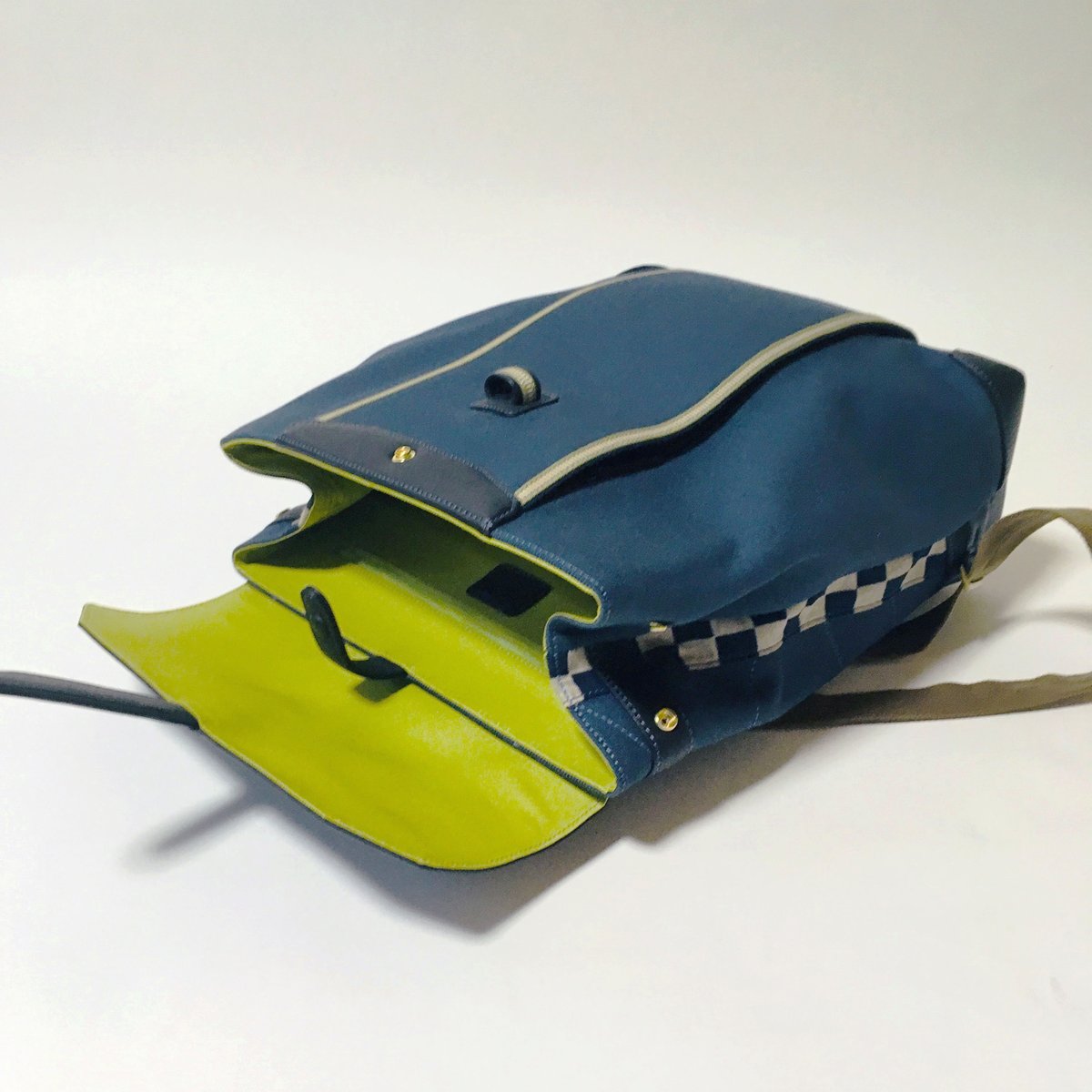 渡邊鞄千住スクエアリュック大和柄限定一点のみ