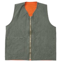 Nigel Cabourn（ナイジェルケーボン）"QUILTING DECK VEST REVERSIBLE - RIPSTOP"