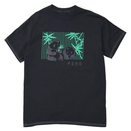 OVERCOAT（オーバーコート）"Chiyonofuji Collaboration Panda T-shirt - black"