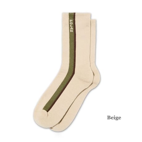 POLAR SKATE CO.（ポーラー スケート カンパニー）"Business Socks | Side Stripe"