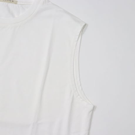 HEUGN（ユーゲン）"Chad Inner Tank top White"