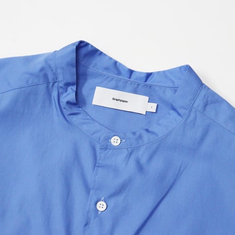 Graphpaper（グラフペーパー）"Broad L/S Oversized Band Collar Shirt"