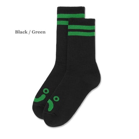 POLAR SKATE CO.（ポーラー スケート カンパニー）"Rib Socks | Happy Sad"