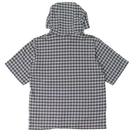 ENGINEERED GARMENTS（エンジニアードガーメンツ）"Short Sleeve Hoody - CP Horizontal Knit Jacquard"