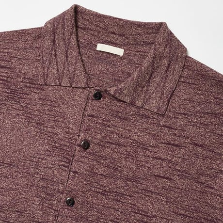 ULTERIOR（アルテリア）"MELANGE SLUB YARN KNIT P/S"