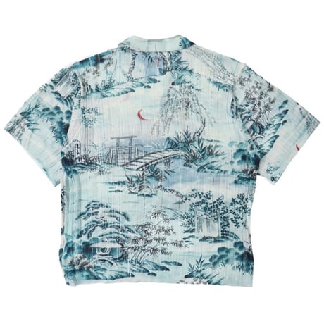 DAIRIKU（ダイリク）""Japanese Pattern Aloha" Transfer Print Polo Knit"