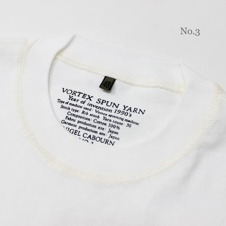 Nigel Cabourn（ナイジェルケーボン）"3-PACK TEES"