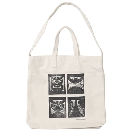 South2 West8 x F.KITAMURA （サウスツーウエストエイト×Fキタムラ）"Glossary Bag - Cotton Canvas / Trouts"