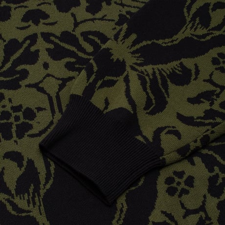GX1000（ジーエックス1000）"Jacquard Knit Floral Sweater"
