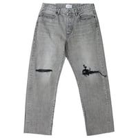 TANAKA（タナカ）"STRAIGHT JEAN TROUSERS - LIGHT GRAY"