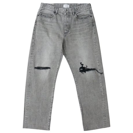 TANAKA（タナカ）"STRAIGHT JEAN TROUSERS - LIGHT GRAY"