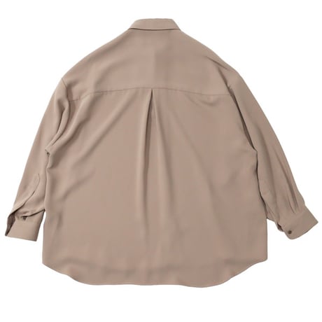 Ladie's / Graphpaper（レディース グラフペーパー）"Satin Oversized Regular Collor Shirt"
