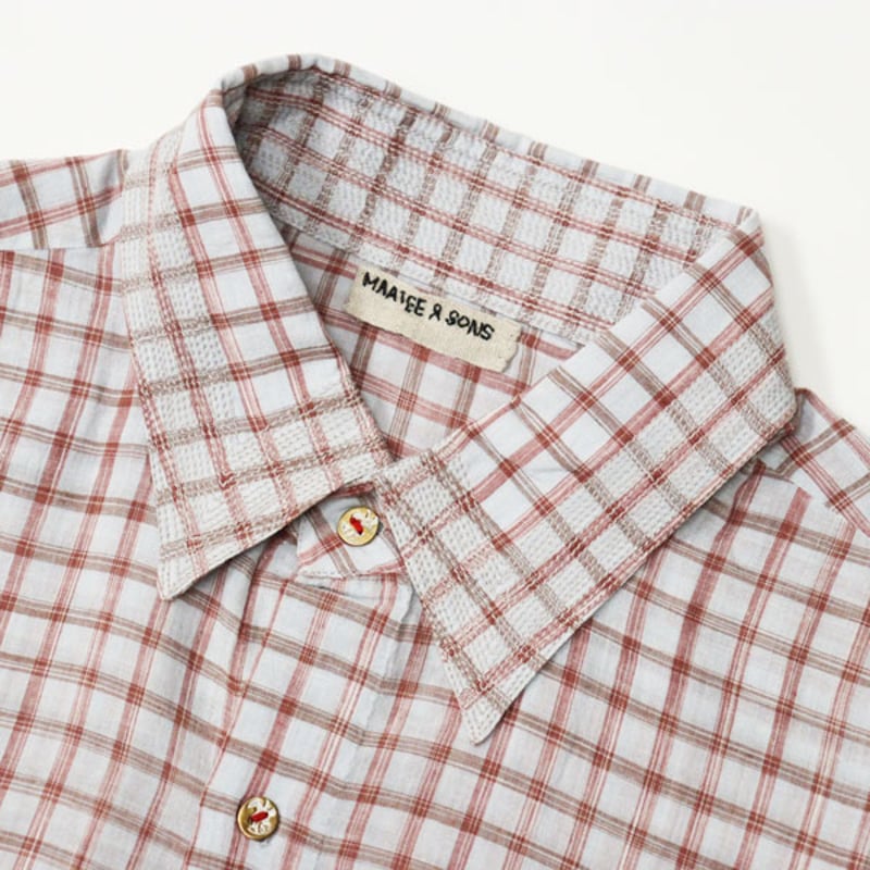 MAATEE&SONS マーティーアンドサンズ GUPTA シャツ MAATEE&SONS] マーティー & サンズ GUPTA | INS ONLINE STORE