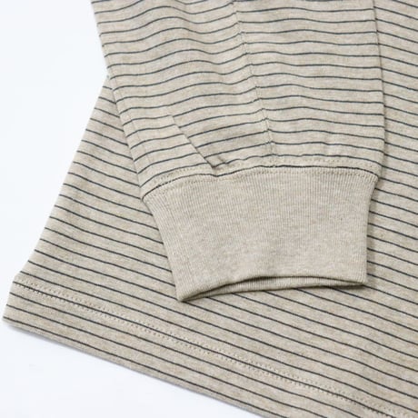 ATON（エートン）"SUVIN DOUBLE JERSEY LONG SLEEVE POLO SHIRT"