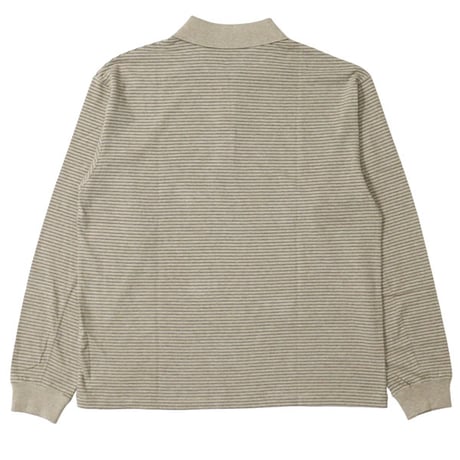 ATON（エートン）"SUVIN DOUBLE JERSEY LONG SLEEVE POLO SHIRT"