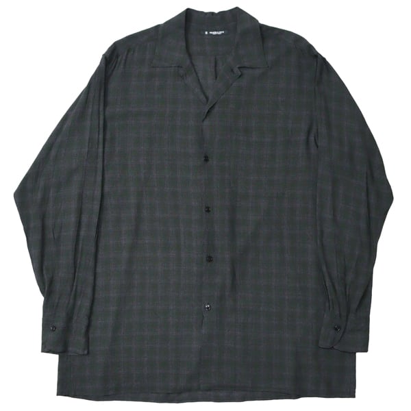 MAATEE&SONS 強撚RAYON OP COLLAR SHIRTS